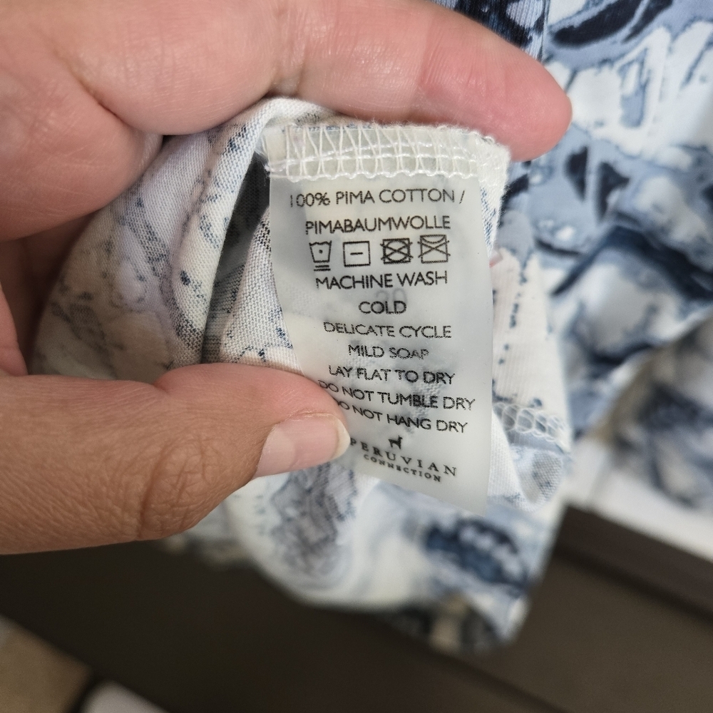 nwot Peruvian Connections PJ cotton pants S - Picture 3 of 5